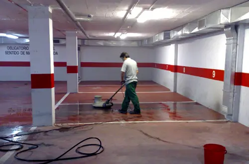 limpieza de garajes y parkings en ontinyent rampa acceso