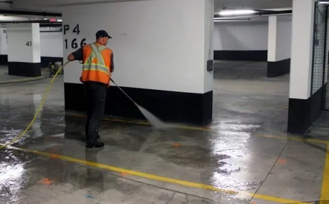 limpieza de garajes y parkings en ontinyent suelo manchas neumáticos